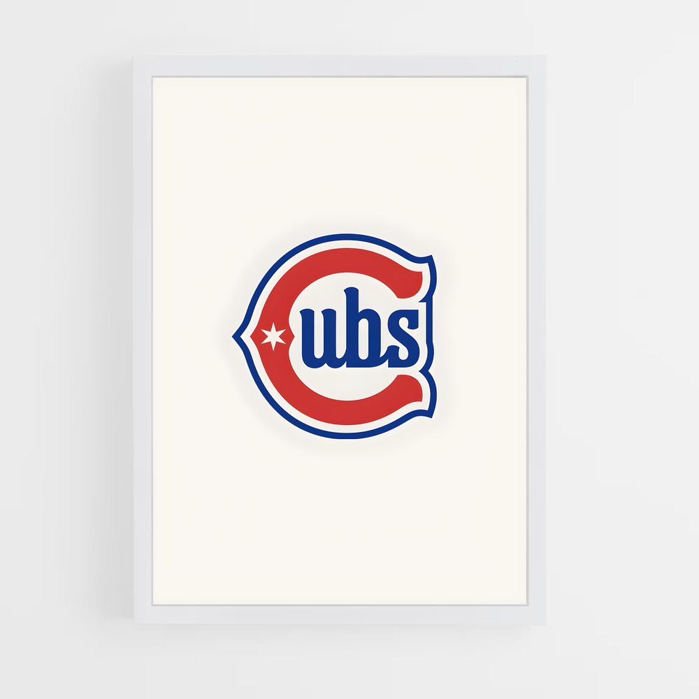 Poster Chicago de cubs – affiche Baseball (vue 3)